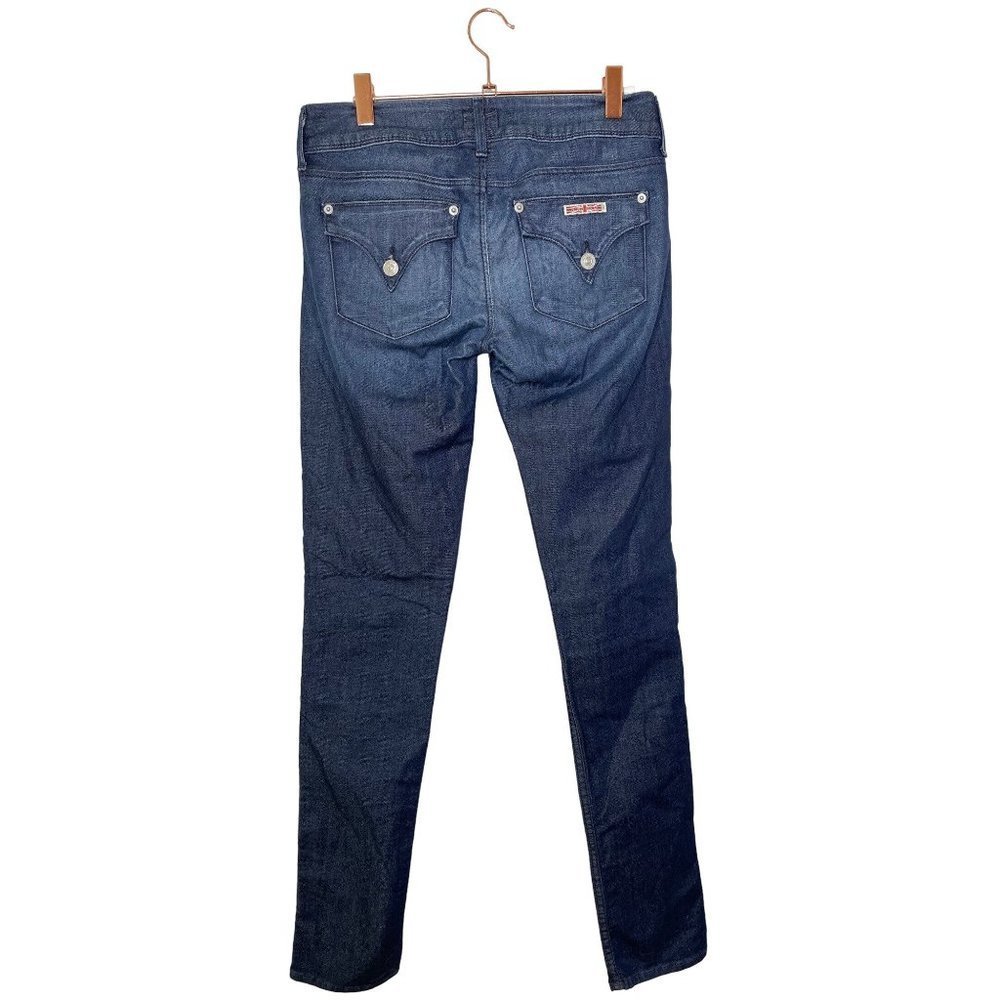 Hudson Collin Flap Skinny Jeans in Crete Dark Wash W422TIL Tencel Size 26 - Picture 5 of 10